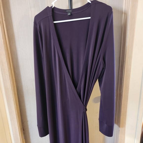 Ann Taylor Dresses & Skirts - 18 Ann Taylor Elegant Purple Wrap Dress